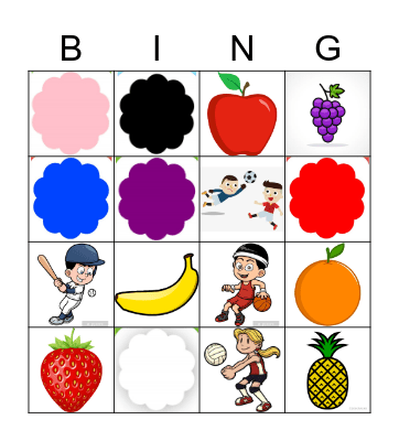 Likes Bingo Card