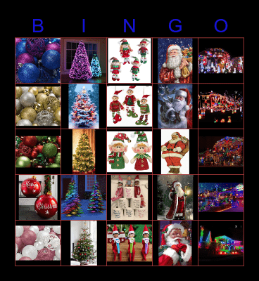 XMAS BINGO Card