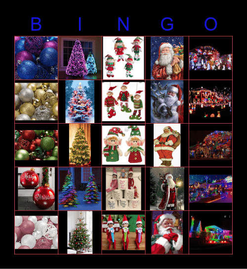 XMAS BINGO Card