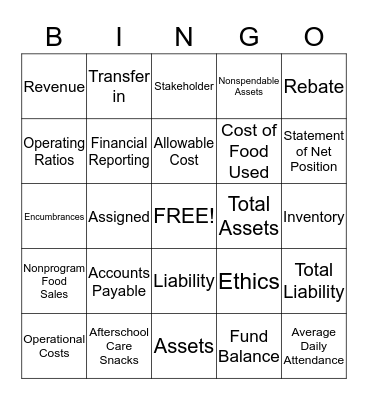 GA BKT MAY, 2015 Bingo Card