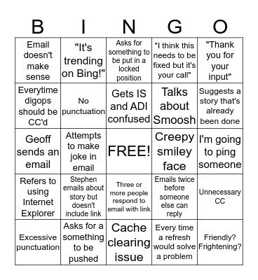 God bless us all Bingo Card