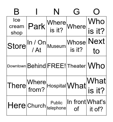 9 Bingo Card