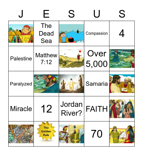 Early Ministry of Christ Review Bingo Card
