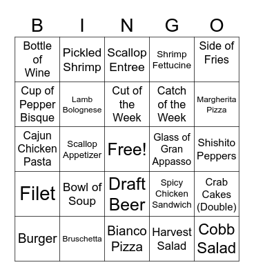 Bowl Bingo Card