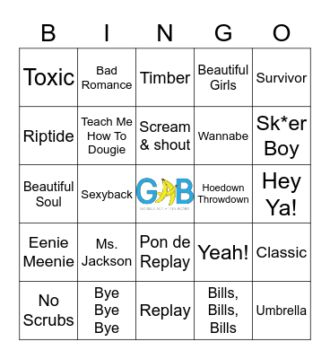 THROWBACKS Bingo Card