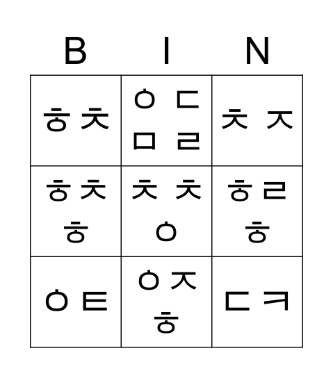 국어4-1_5단원(1) Bingo Card