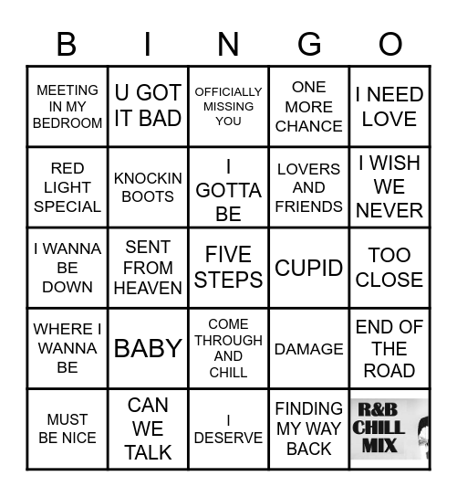 ALL ABOUT MARY J BLIGE Bingo Card