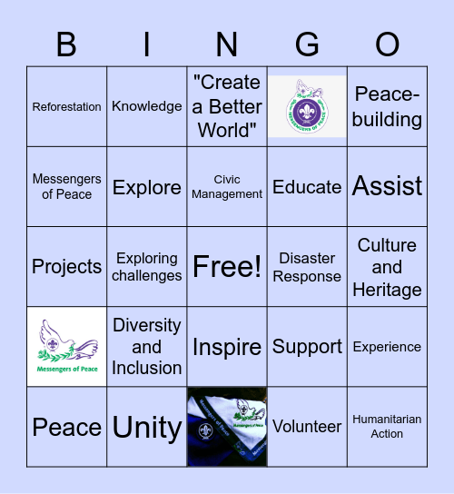 Messengers of Peace Bingo Card
