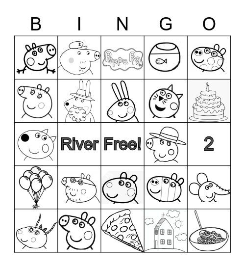 River's Bingo Card