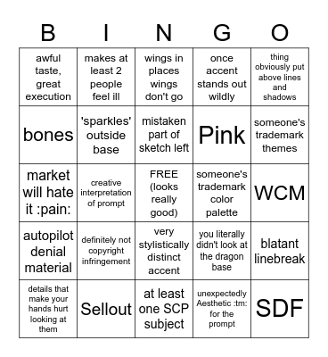 aaa monster collab bingo Card