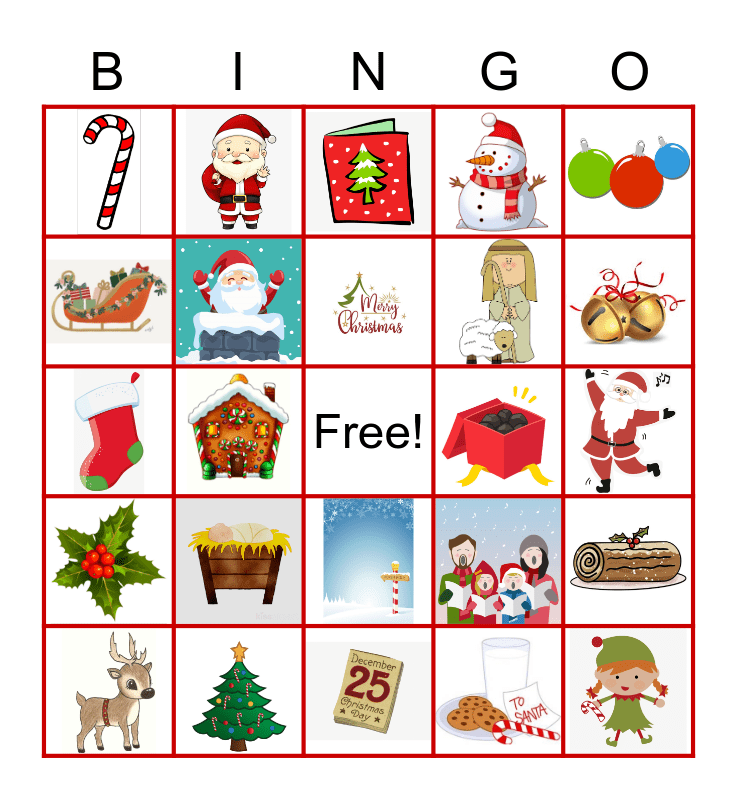 BB Christmas Bingo! Bingo Card