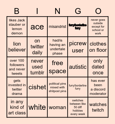 monky bingo Card