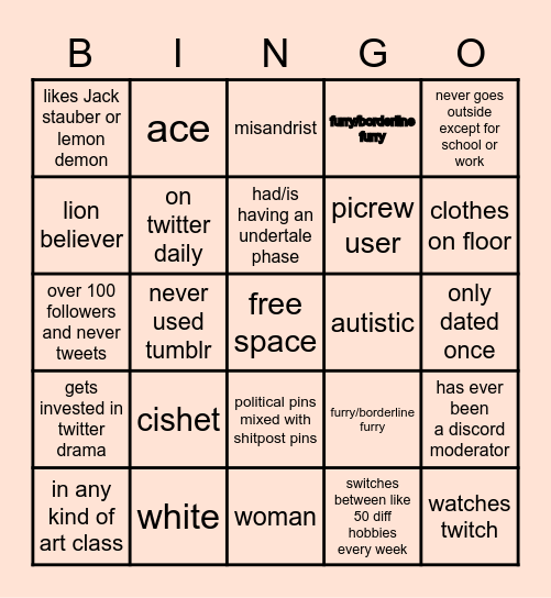 monky bingo Card