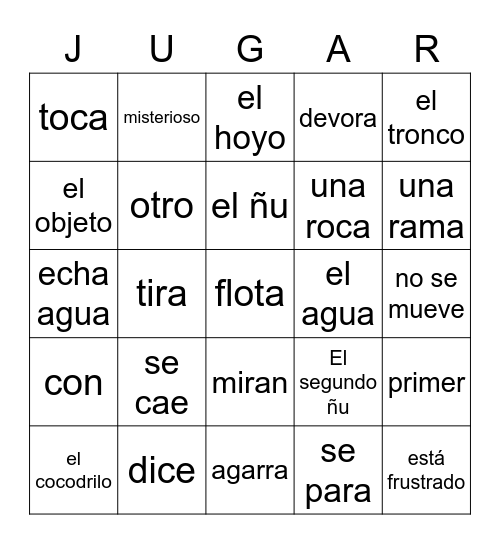 LOTERíA Bingo Card