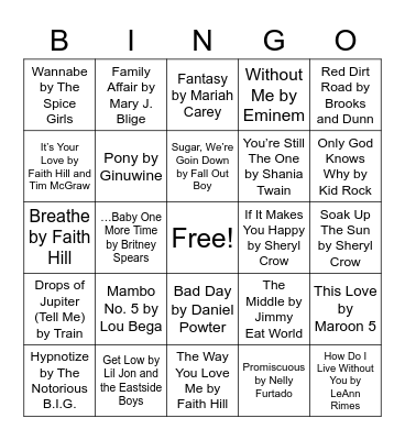The Kids Are Growing Up Bingo Card