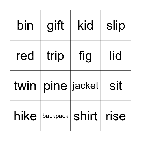 Seedbed1 A3L3 Bingo Card