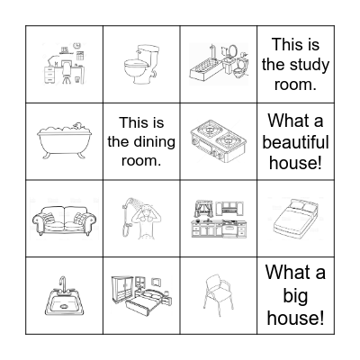 What a nice house! Bingo Card