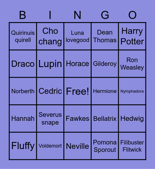 KAHFI BINGO Card