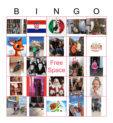 Christmas Bingo 12/12/21 Bingo Card