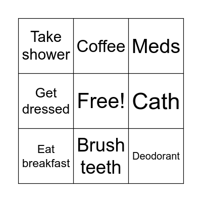 July Bingo Card