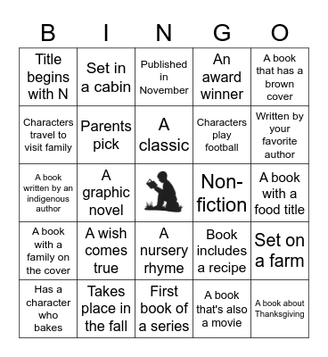 November Book Bingo Card