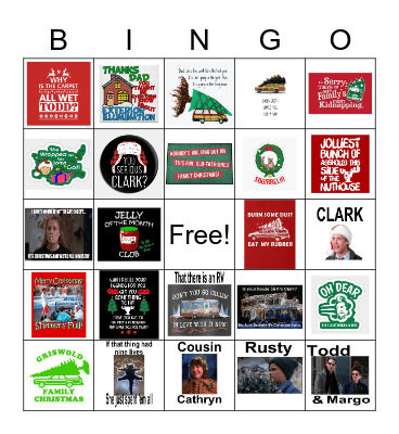 Christmas BINGO Card