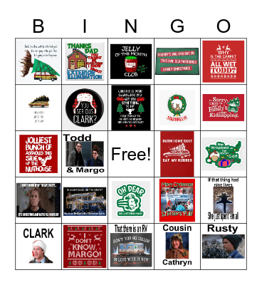 Christmas BINGO Card