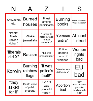 1.1 babyyy Bingo Card