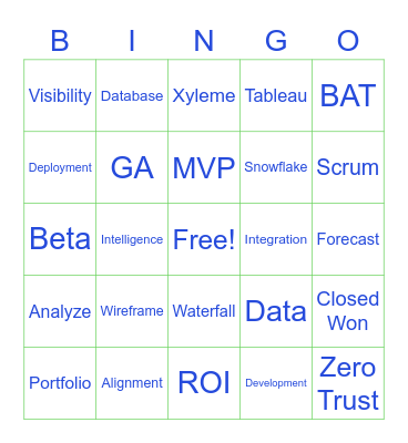 D&I Bingo Card