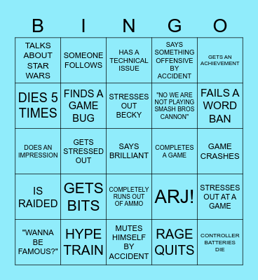 MILEZEE BINGO Card