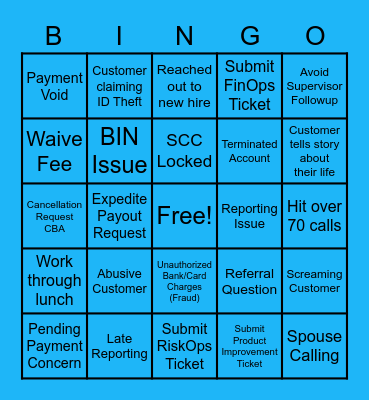 CS BINGO 2 Bingo Card