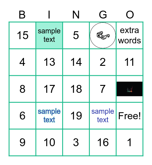 AISYWLC - 2021 Bingo Card