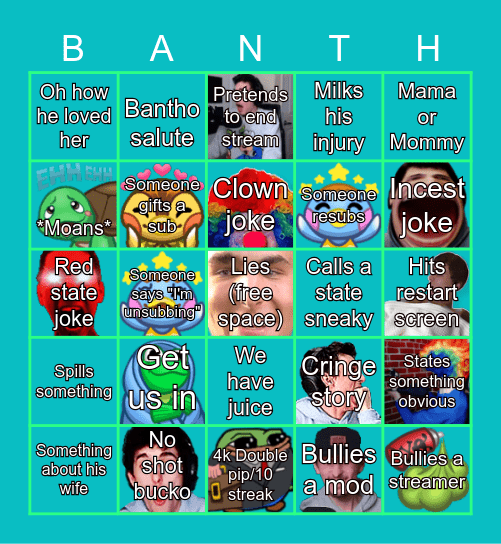 Bantho Bingo! Bingo Card