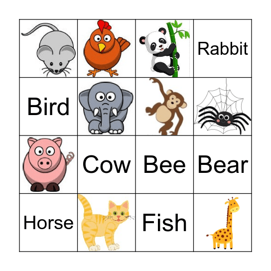 English Week BINGO! Bingo Card