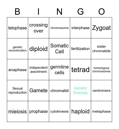 Bingo Bacon Bingo Card