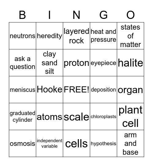 Do you remember? Bingo Card