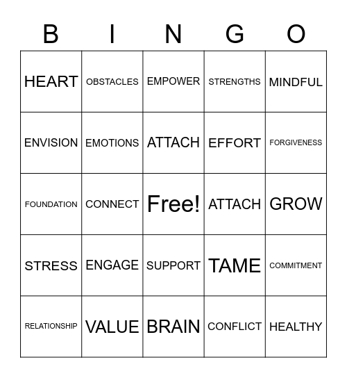 ELEVATE BINGO Card