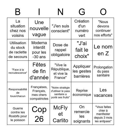 Bingo Dingo du 9/11 Bingo Card