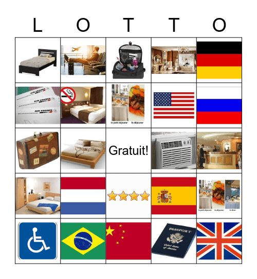 Voyageons! Bingo Card