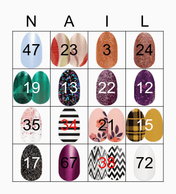 Color Street BINGO!!! Bingo Card