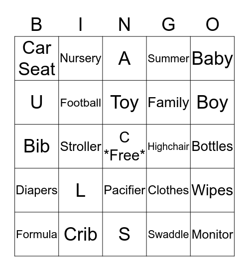 Lucas Daniel Ranshaw Bingo Card