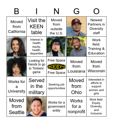 Say Hey! Honoree Bingo (when completed, type BINGO in the chat box and then private message Shauna Noah) Bingo Card (bingobaker.com) Bingo Card