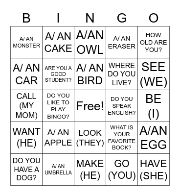 OUR SUPER FUN Bingo Card