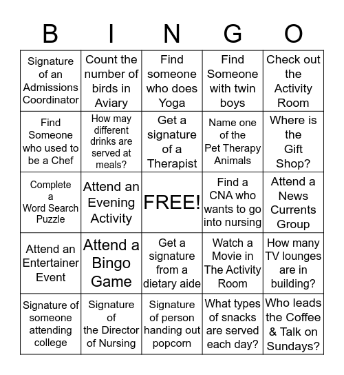 Getting to Know Advocate Sherman West Court  Bingo Card