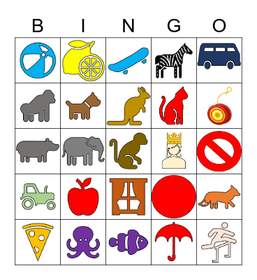 Alphabet Bingo Card