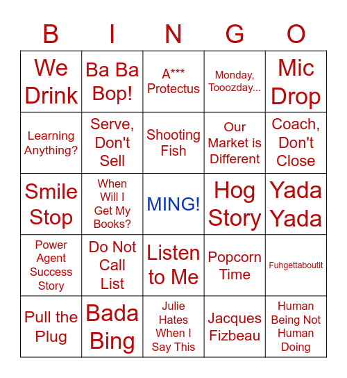 Darryl Davis Webinar MINGO Bingo Card