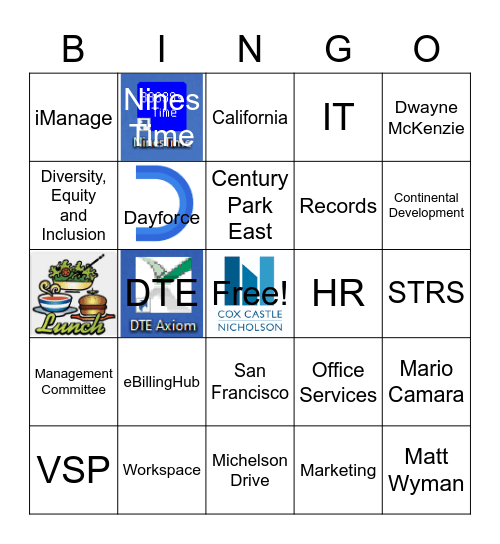 CCN Accounting Bingo Card