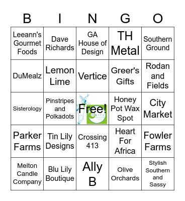 Merry Marketplace Bingo Card