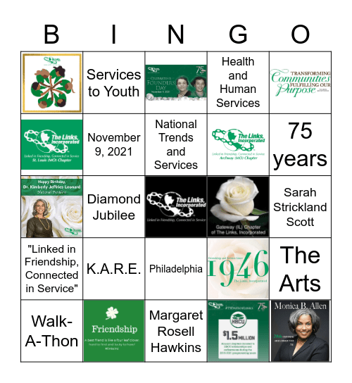 LINKgo Bingo Card