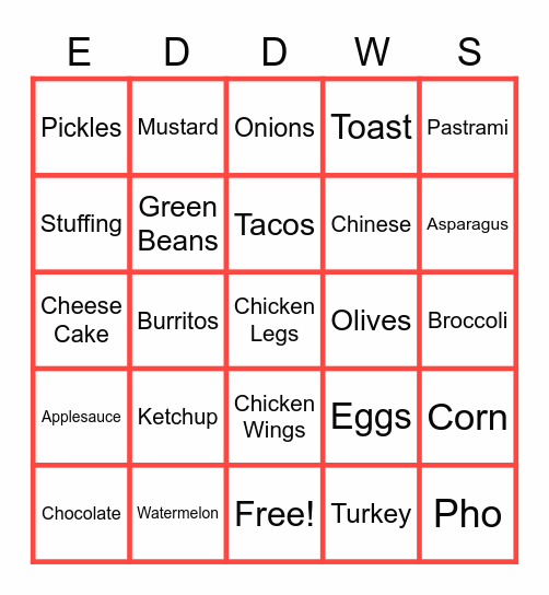 Marissa is Lame Bingo Card